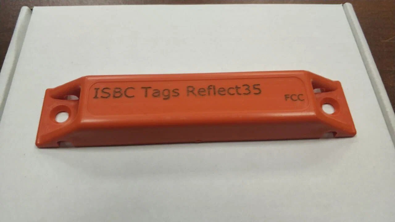 Метка для МАФ ISBC RFID Tags Reflect35 UHF 100-24671 Оранжевый, 24 шт - фотография № 1