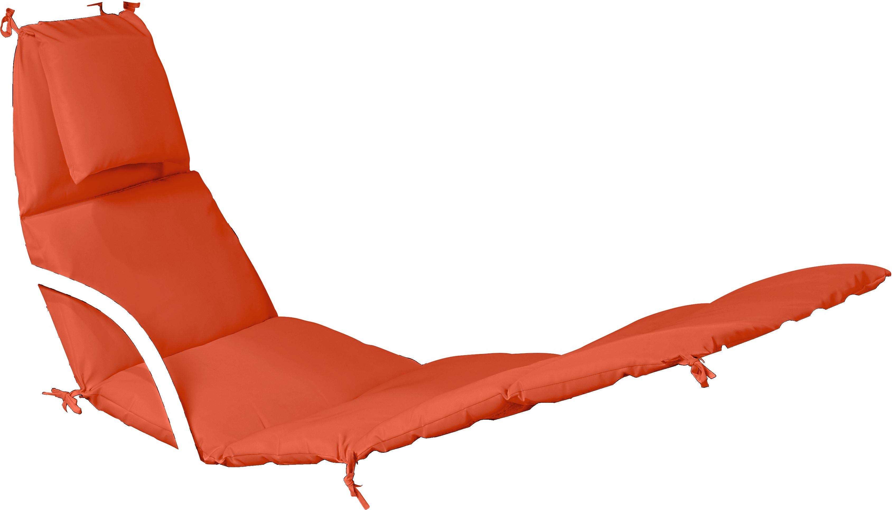 Подушка для подвесного шезлонга Dream 185 см оранжевая