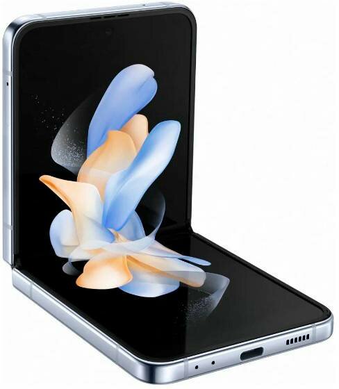 Смартфон Samsung Galaxy Z Flip 4 SM-F721B 256ГБ, голубой (sm-f721blbhcau)