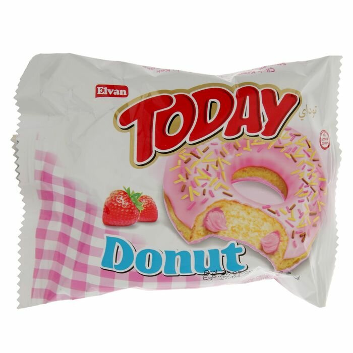 Кекс Donut Today, клубника, 50 г