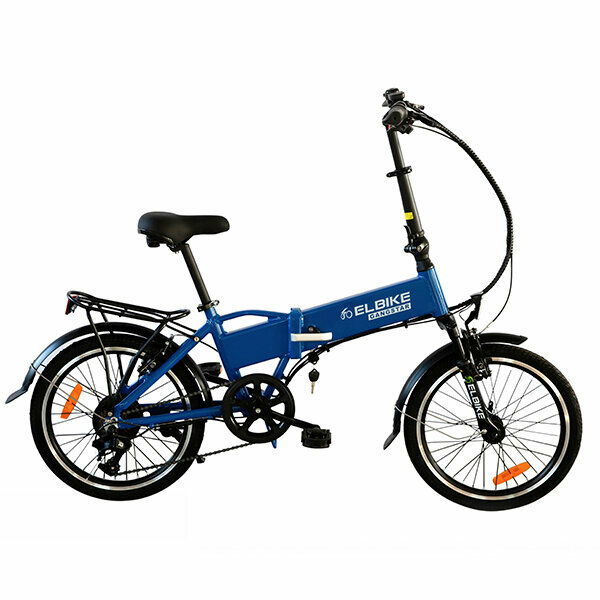 Городские велосипеды Elbike Электровелосипед Elbike Gangstar 250, синий