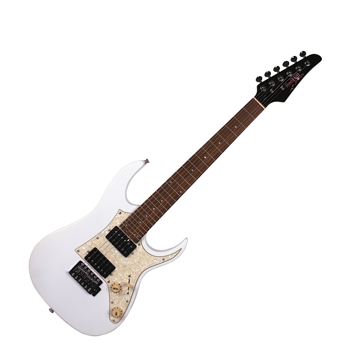 REDHILL STM100/WH эл. гитара уменьш Superstrat 600мм H+H 1V/1T/5P тополь+клен цвет белый