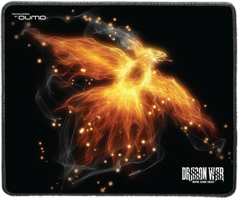 Коврик для мыши игровой Qumo Phoenix, 280x230 мм, Рисунок 23829