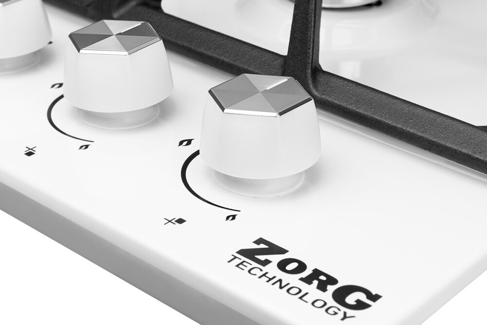 Газовая варочная панель ZorG Technology LTEC D white (EMY) - фотография № 5