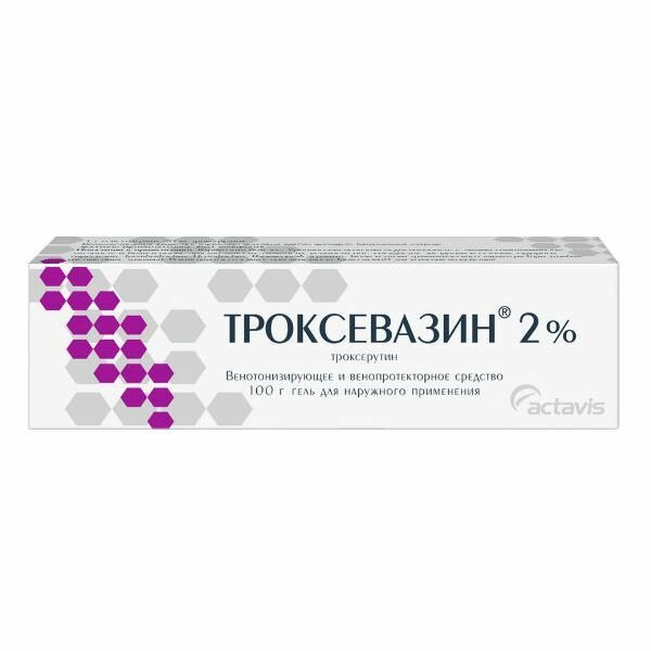 Троксевазин гель для наружного применения 2% 100г