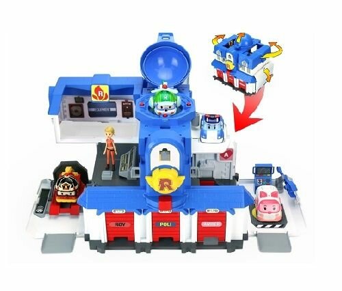 Набор Silverlit Robocar Poli, Штаб-квартира 2.0 Robocar Poli (Silverlit) - фото №3