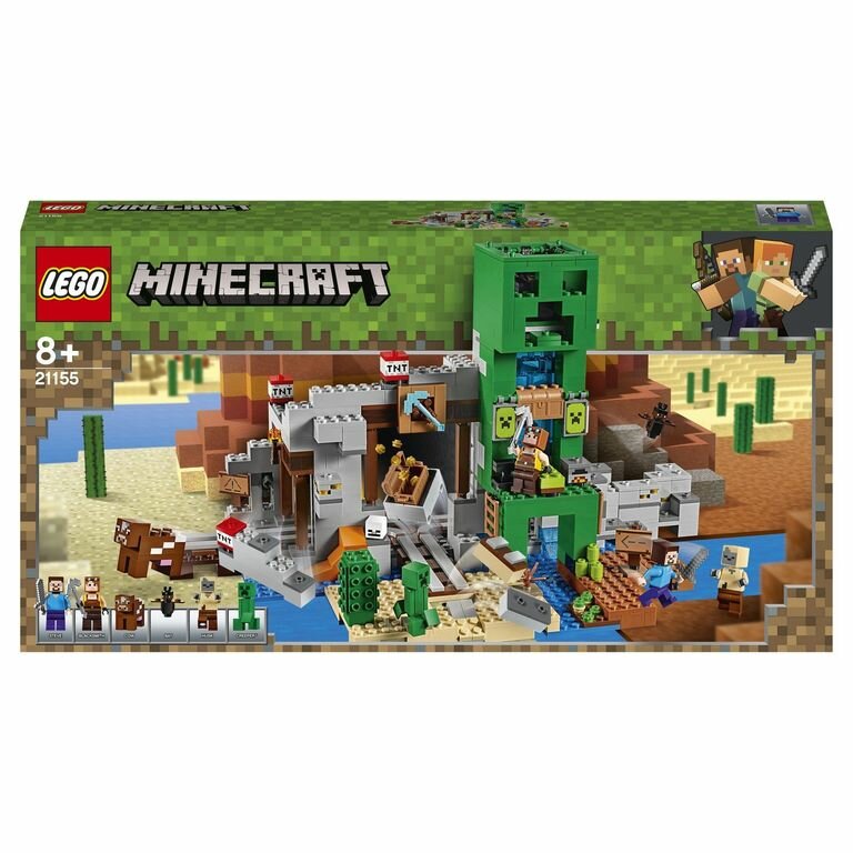 LEGO Minecraft Конструктор Шахта крипера, 21155