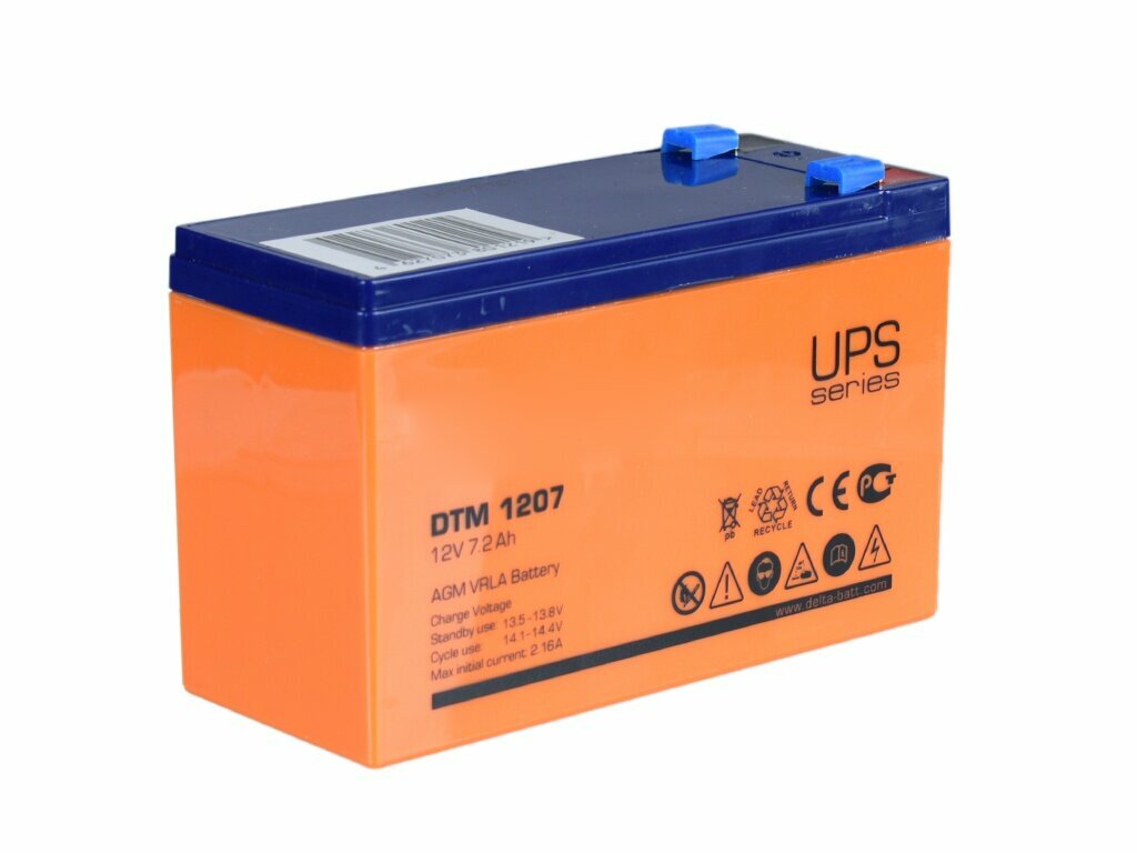 DELTA Battery DTM 1207 12В 7.2 А·ч