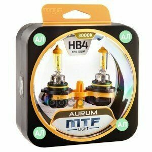  Mtf Hb4 9006 12v 55w Aurum 3000k - 2  MTF Light . HAU12B4