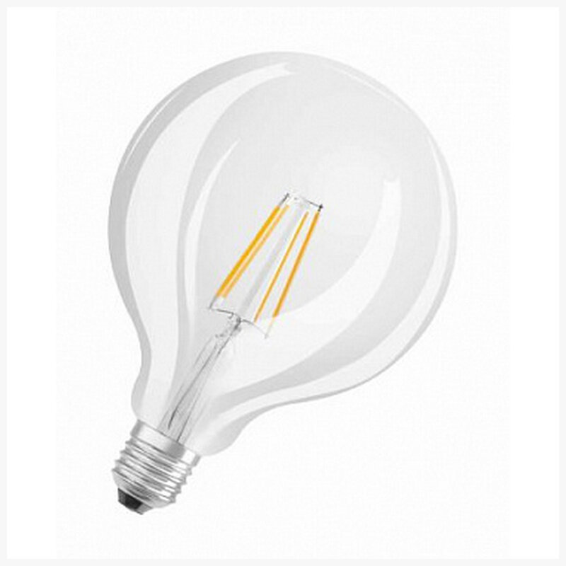 Osram/Ledvance Лампа Osram PARATHOM GLOBE 125 GL CL 60 6,5W 827 FIL 220 240V 827 E27 806lm, 4058075288300