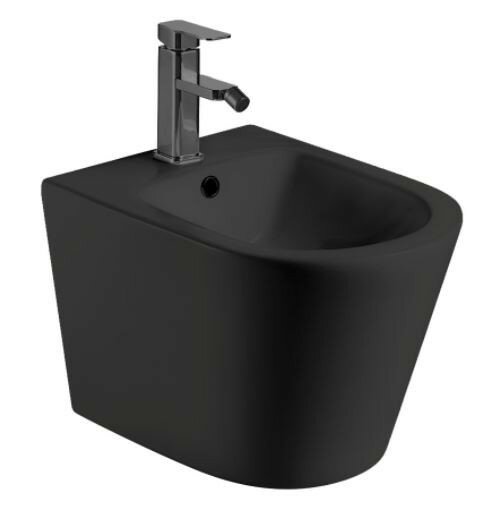 Биде подвесное WeltWasser WW SALZBACH 005MT-BL чёрное матовое