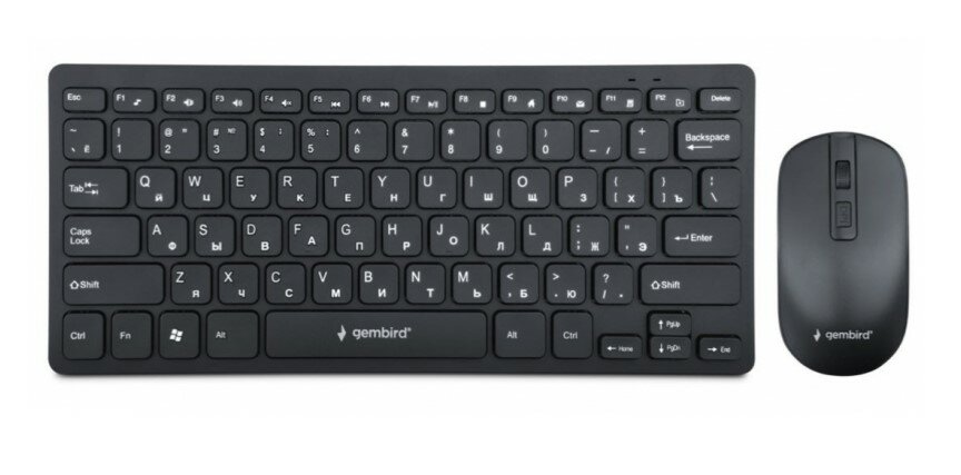 Клавиатура и мышь Gembird KBS-9100, черный