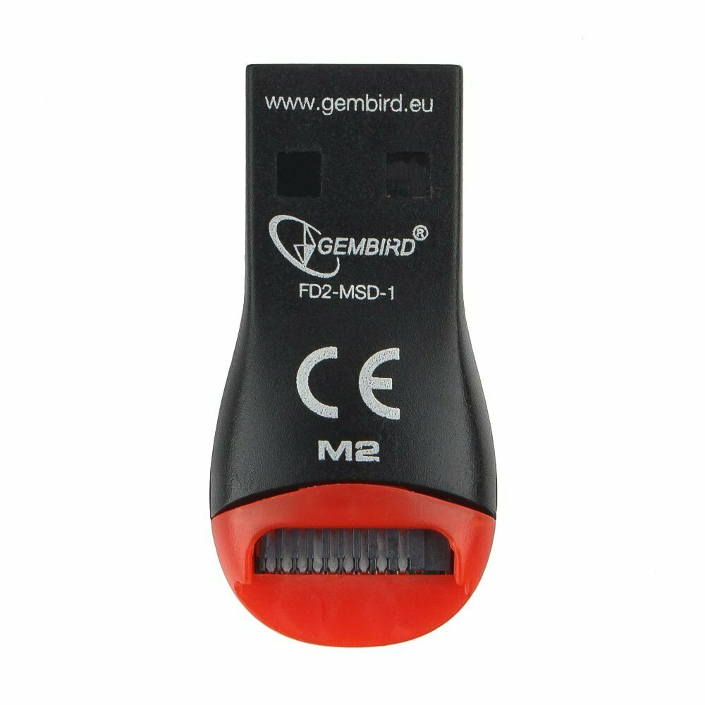 Набор из 3 штук Картридер внешн.USB2.0 Gembird, для считывания MicroSD карт