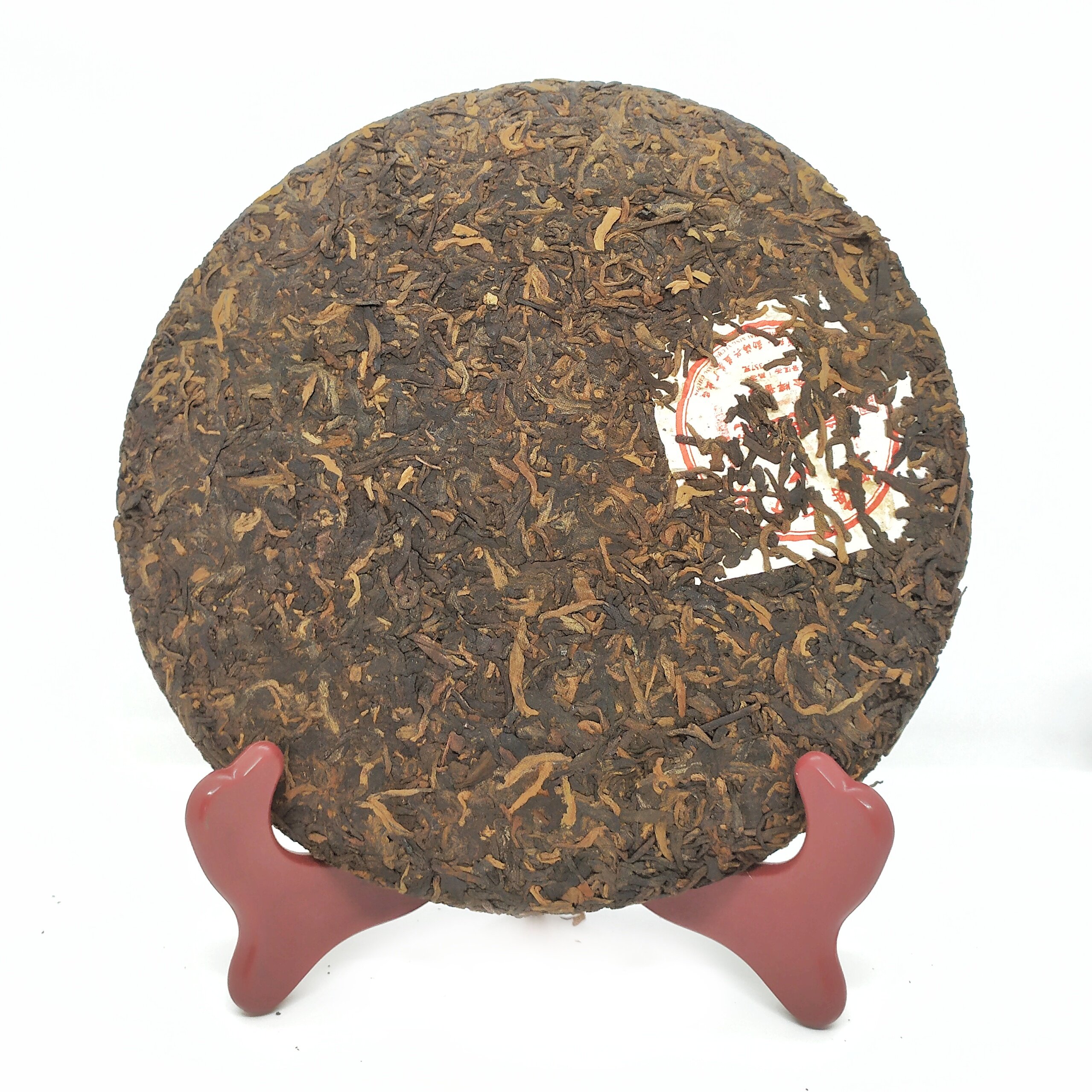 Шу Пуэр "Золотой свиток" 357 грамм 2012 г / прессованный блин / Китайский чай - фотография № 7