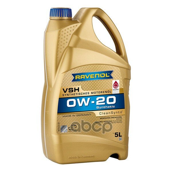 Ravenol Моторное Масло Vsh Sae 0W-20 (5Л)