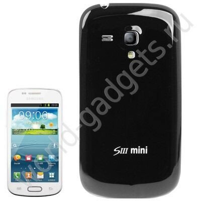 Задняя крышка для Samsung Galaxy S3 mini / i8190 (черная)