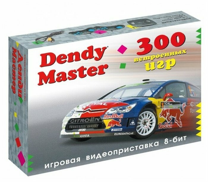 Игровая приставка Dendy Master, 300 игр