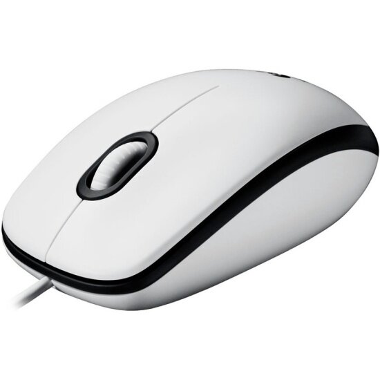  LOGITECH M100 Optical Mouse White (910-005004)