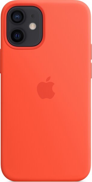 iPhone 12 mini Silicone Case with MagSafe - Electric Orange