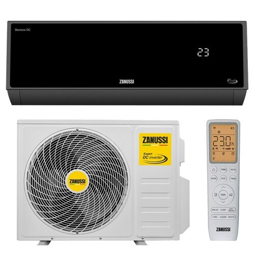 Кондиционер Zanussi ZACS/I-09 HB-BLACK/A23/N8 Barocco DC Inverter