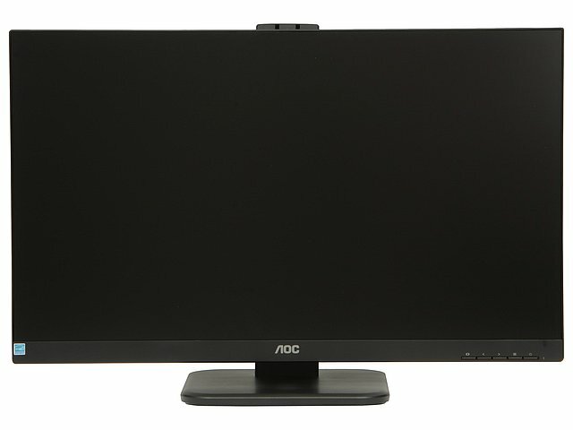 Монитор AOC Монитор 23.8 AOC 24P1 1920x1080, черный (D-Sub, DVI, HDMI, DP, MM, USB Hub)