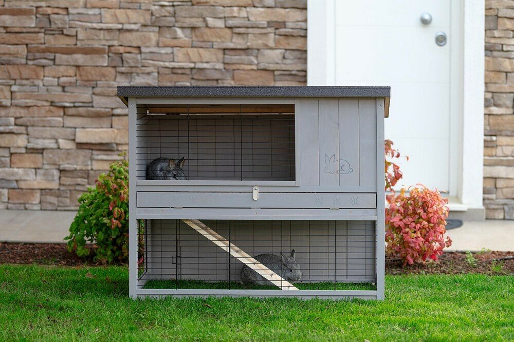 Клетка для кроликов Ferplast Ranch 120 для содержания на улице 117х67х95 см. - фотография № 6