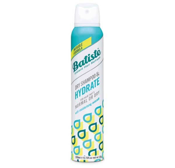 Сухой шампунь для волос Batiste HYDRATE увлажняющий для нормальных и сухих волос 200 мл