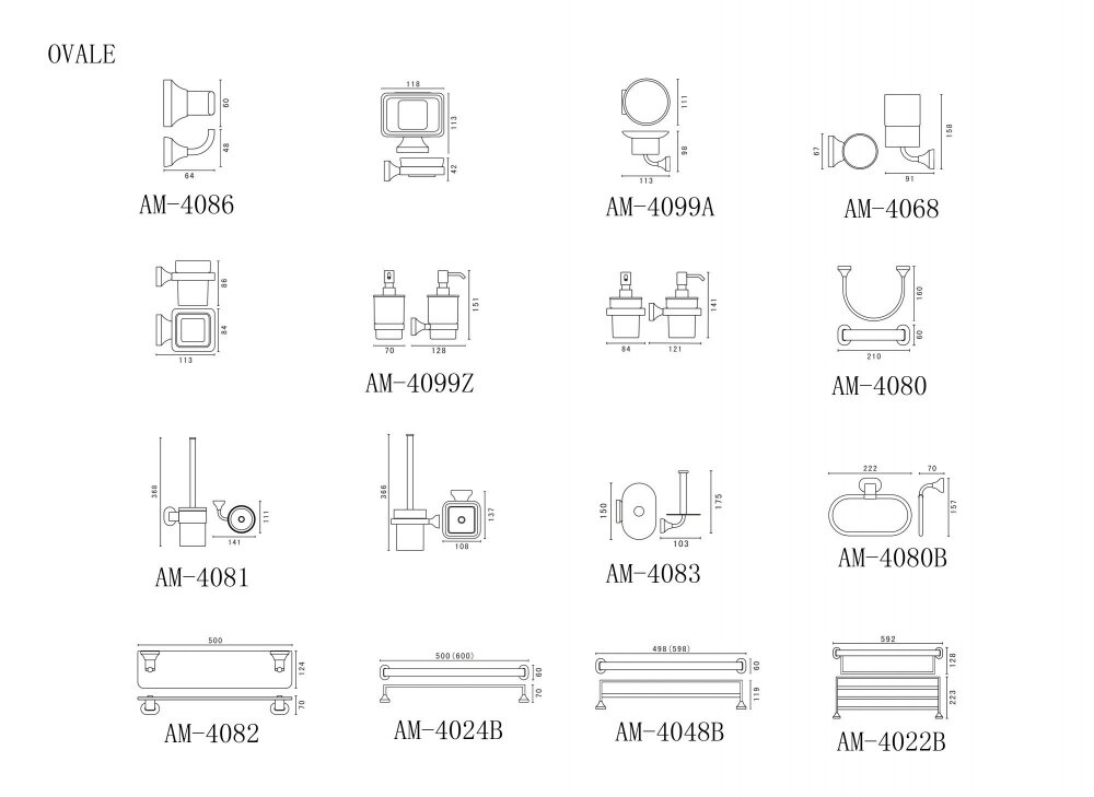  ART&MAX OVALE AM-E-4080, 