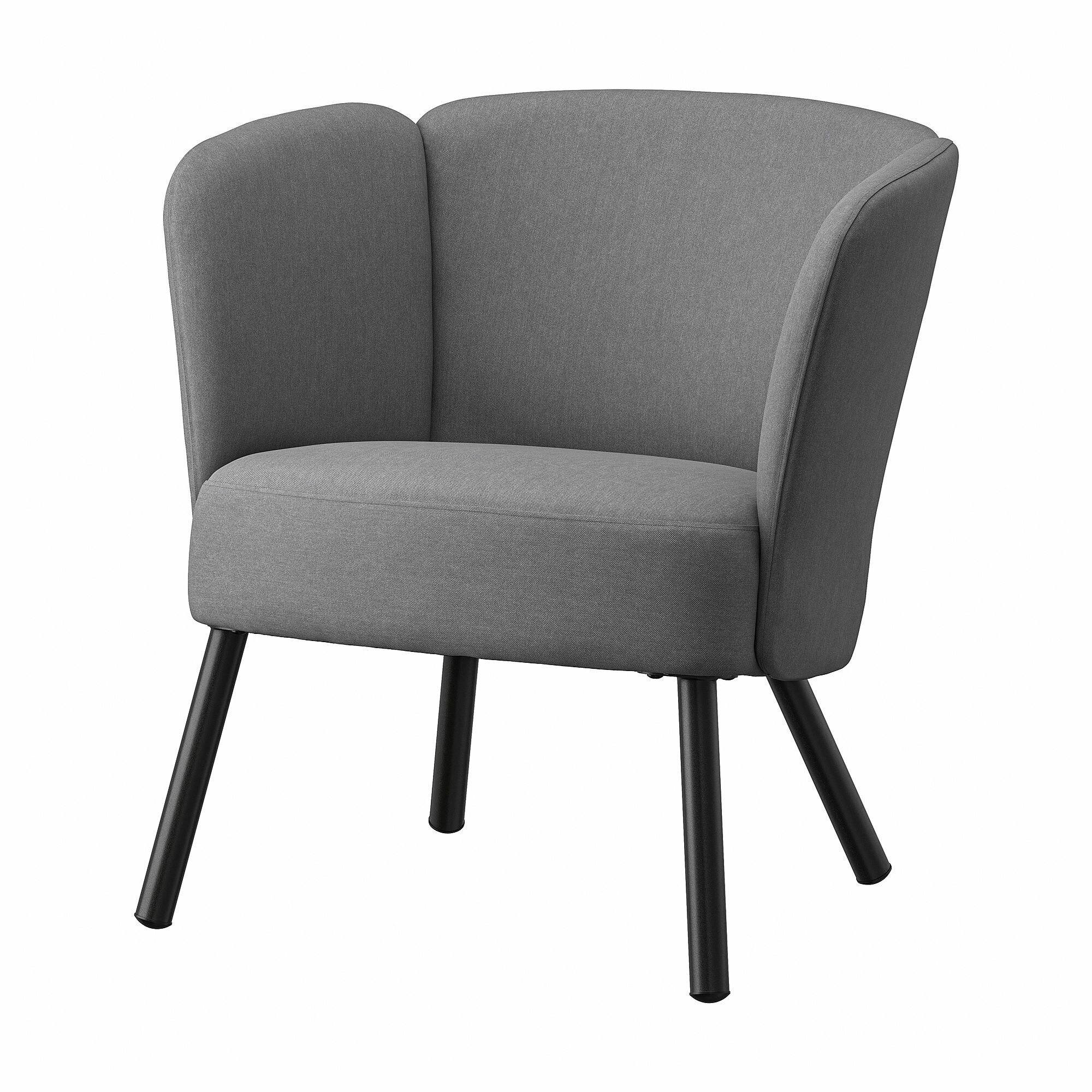 IKEA / икея HERRAKRA герракра, кресло, виссле серый