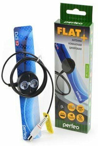 Комнатная антенна PERFEO PF-TV2169 FLAT+ DVB-T2 цифровая