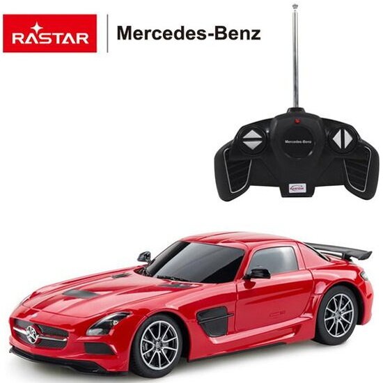 Машина на радиоуправлении RASTAR 54100R Mercedes-Benz SLS AMG, цвет красный 1:18