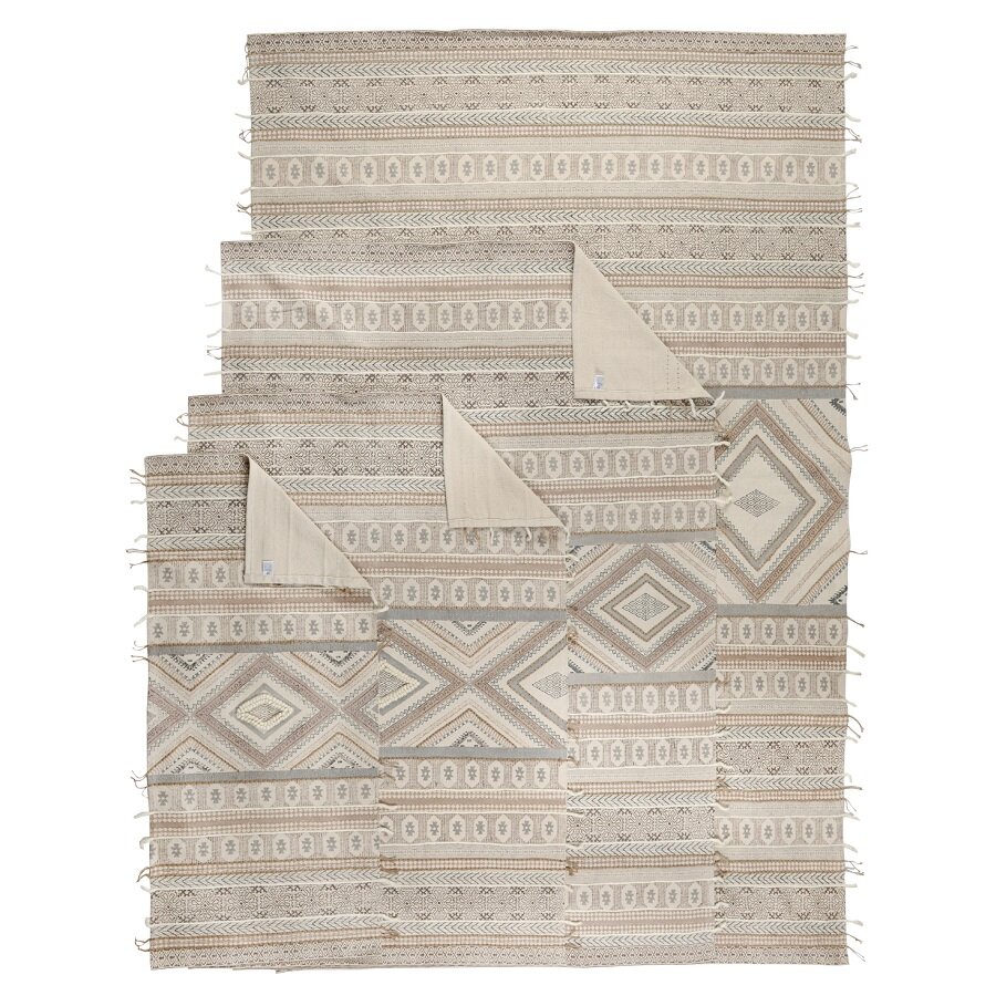 Ковер из джута с геометрическим орнаментом Tkano Ethnic 160 x 230 см - фото №2