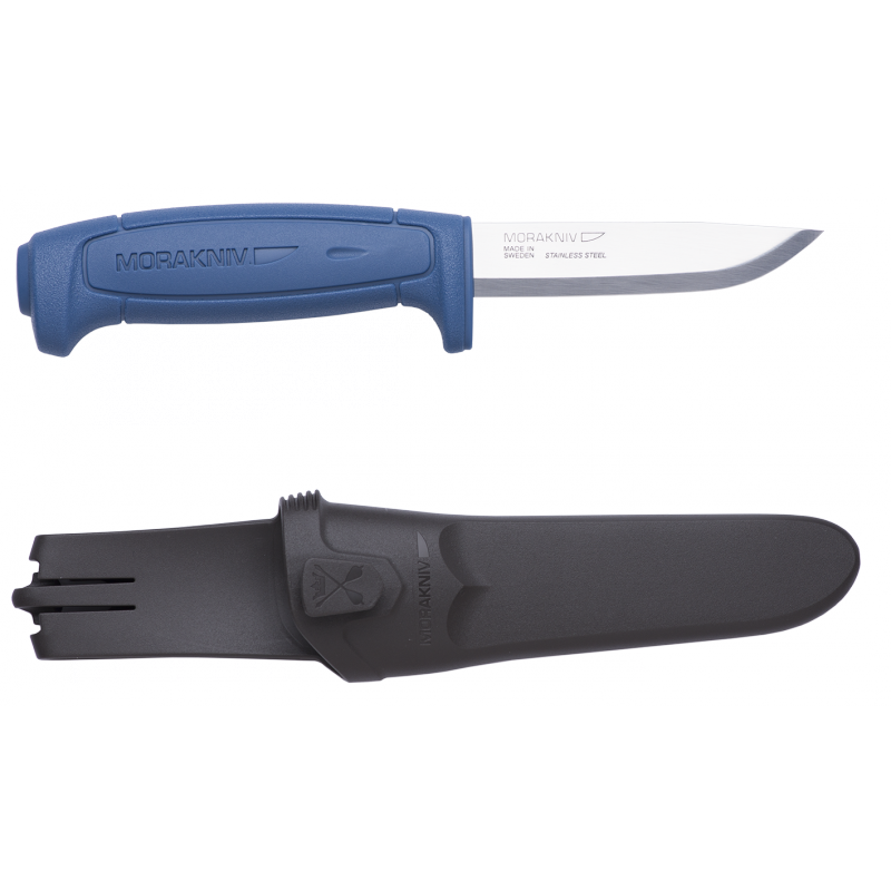 Нож Morakniv Basic 546 с чехлом (синий), 12241