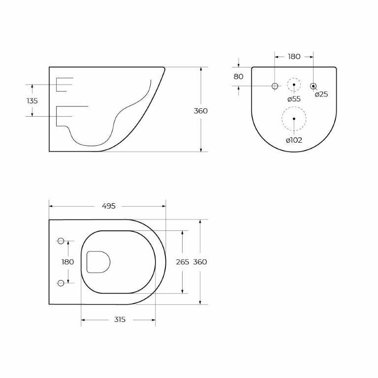 Комплект:Инсталляция для подвесного унитаза BELBAGNO BB001-120 белая кнопка+Унитаз подвесной безободковый с сиденьем BelBagno AMANDA - фотография № 15