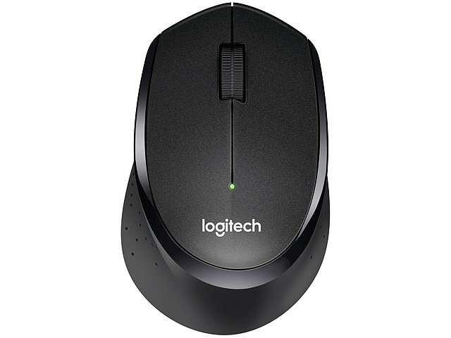 Оптическая мышь Logitech Оптическая мышь Logitech M330 Silent Plus 910-004909, беспров., 2кн.+скр., черный (USB) (ret)