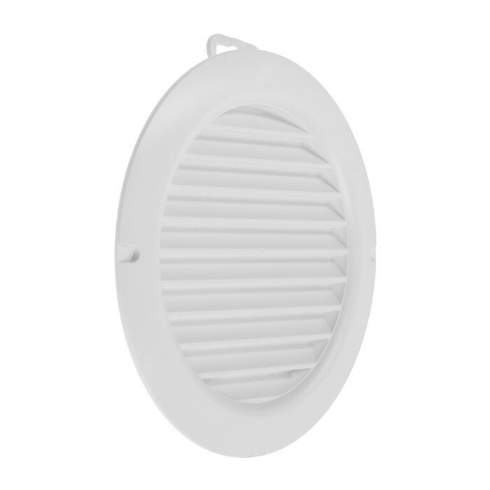 Решетка вентиляционная ZEIN, d=150 мм, круглая, с сеткой, с фланцем, неразъемная - фотография № 2