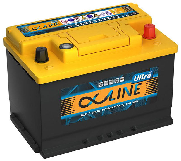 Аккумулятор автомобильный AlphaLINE Ultra UMF57800 6СТ-78 обр. 278x175x190