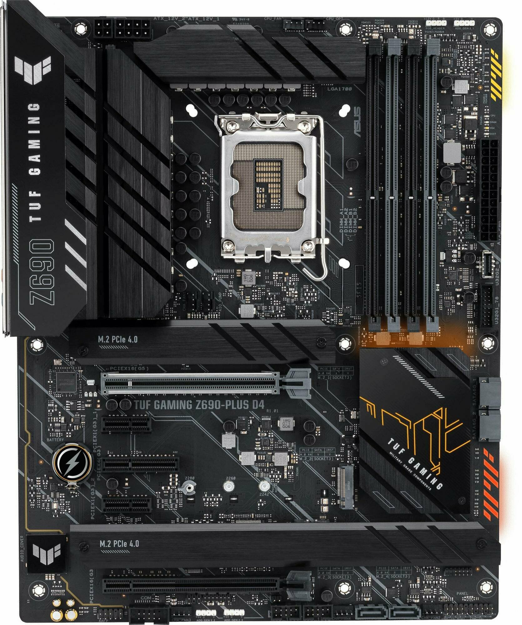 Материнская плата Asus TUF GAMING Z690-PLUS D4, Soc-1700, ATX