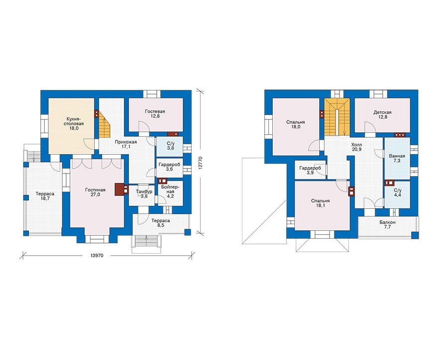 Проект дома Plans-72-49 (177 кв.м, кирпич) - фотография № 3