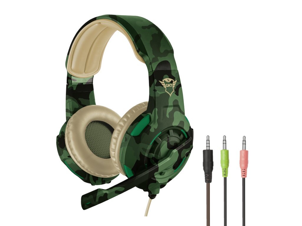 Наушники Trust GXT 310 Gaming Headset, jungle camo