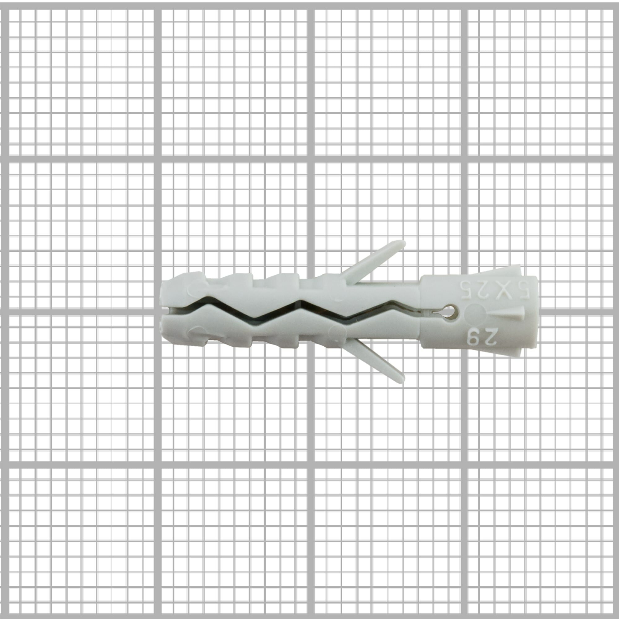 Дюбель распорный для полнотелых материалов Friulsider TU 5x25 мм нейлон цвет серый 15 шт. - фотография № 3