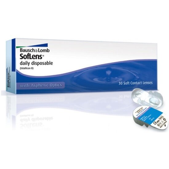   BAUSCH & LOMB SofLens Daily Disposable 30pk (-6.00/8.6/14.2)