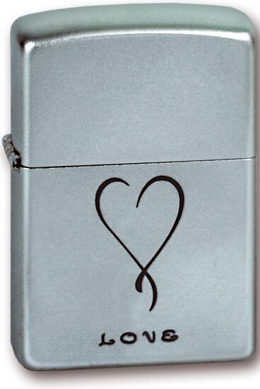 Зажигалка Zippo 205 Love - фотография № 1