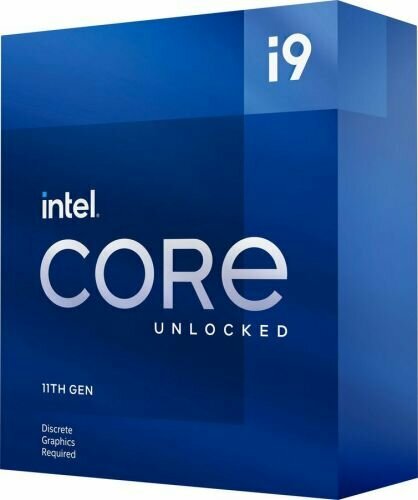 Процессор Intel Core i9-11900KF BX8070811900KF Rocket Lake 8C/16T 3.5-5.3GHz (LGA1200, L3 16MB, 14nm, 125W) Box w/o cooler