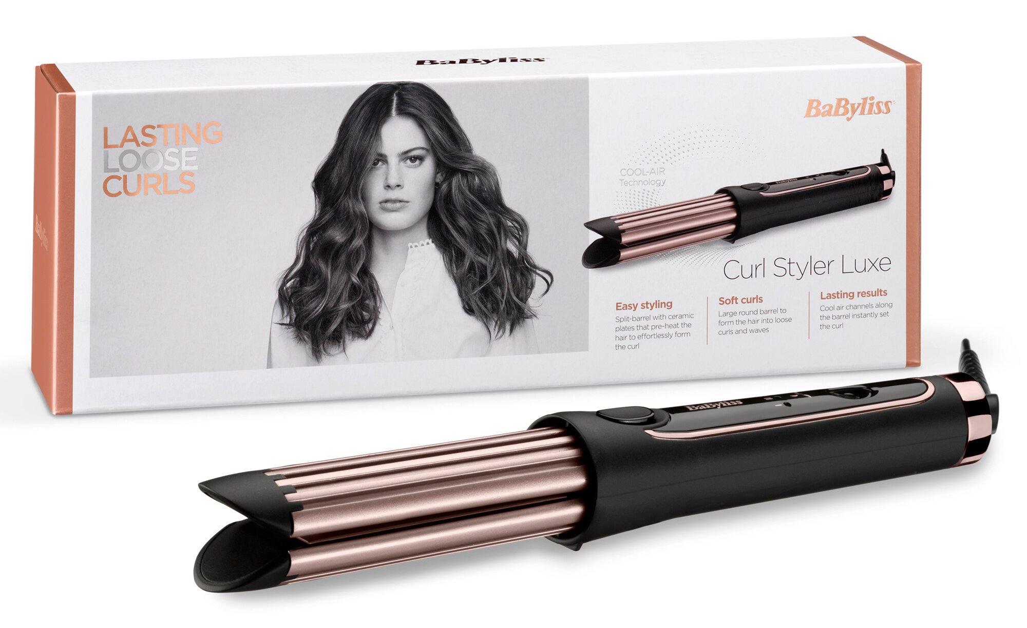 Мульти-Стайлер Babyliss C112E макс.темп.:200 розовый/черный - фотография № 4