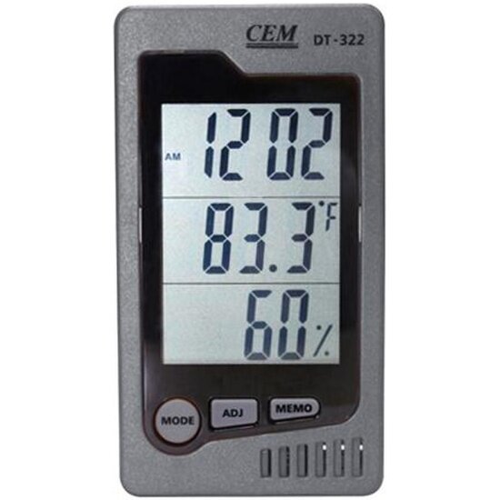 Термо- гигрометр часы CEM DT-322