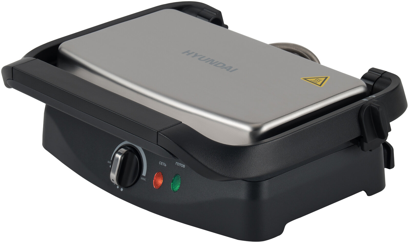 фото Электрогриль HYUNDAI HYG-2073 серебристый