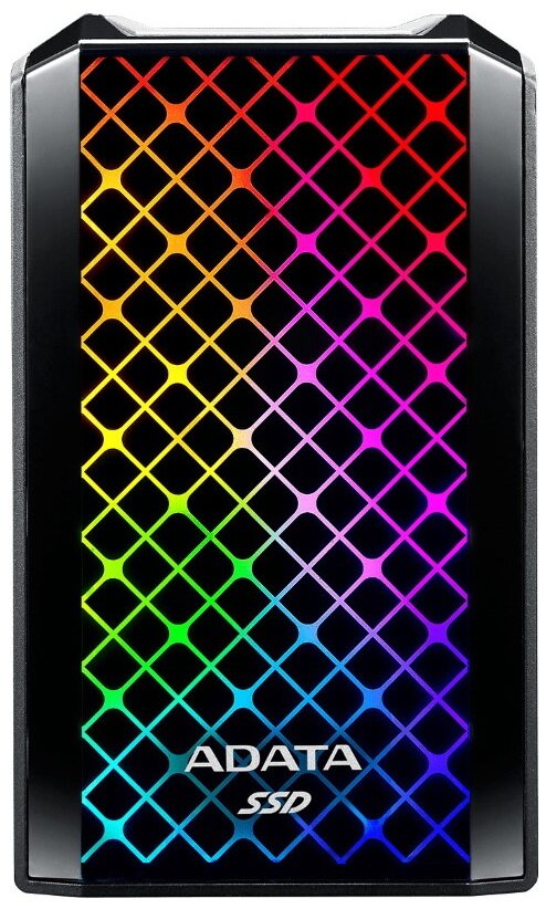 SSD-накопитель внешний A-DATA 1TB SE900G External USB 3.2 Type-C RGB, black