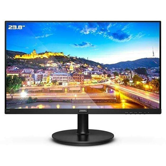 23,8" PHILIPS 242V8LA (00/01) Black (VA, 1920x1080, D-sub+HDMI+DP, 4 ms, 178°/178°, 250 cd/m, 3000:1, MM) (771676) (771683)