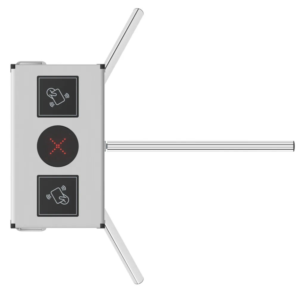 Турникет трипод электромеханический для проходной ZKTeco TS1000D c автоматическими планками Антипаника (без контроллера и считывателей)